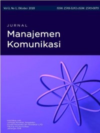 Cover JURNAL: MANAJEMEN KOMUNIKASI / Ira Mirawati
