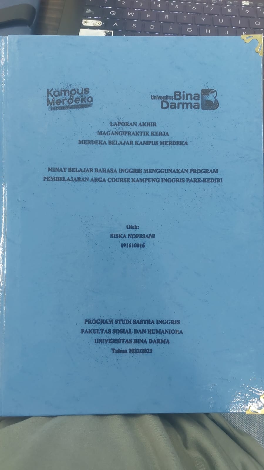 Cover MINAT BELAJAR BAHASA INGGRIS MENGGUNAKAN PROGRAM PEMBELAJARAN ARGA COURSE KAMPUNG INGGRIS PARE-KEDIRI / SISKA NOPRIANI