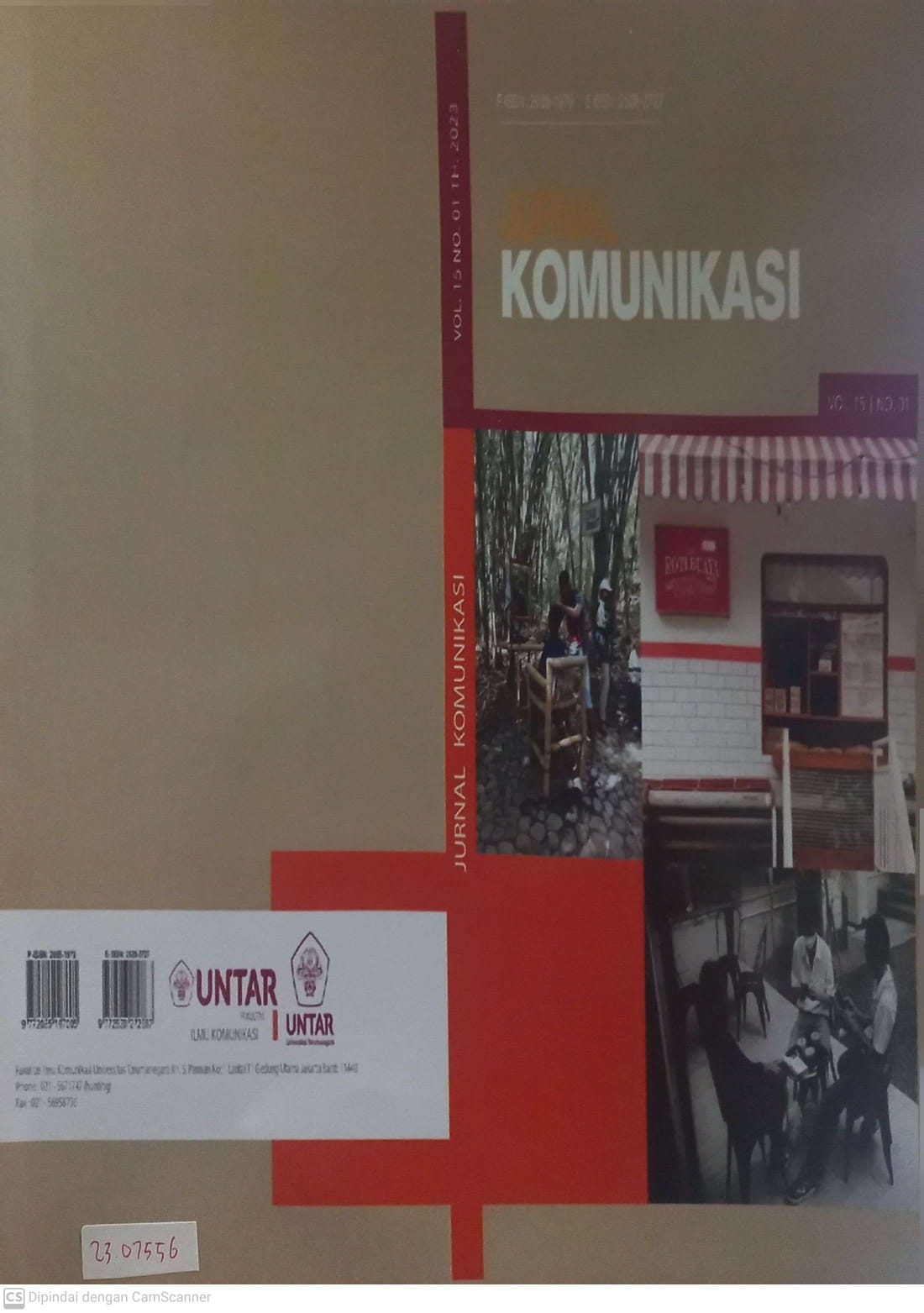 Cover Jurnal Komunikasi. / Misran