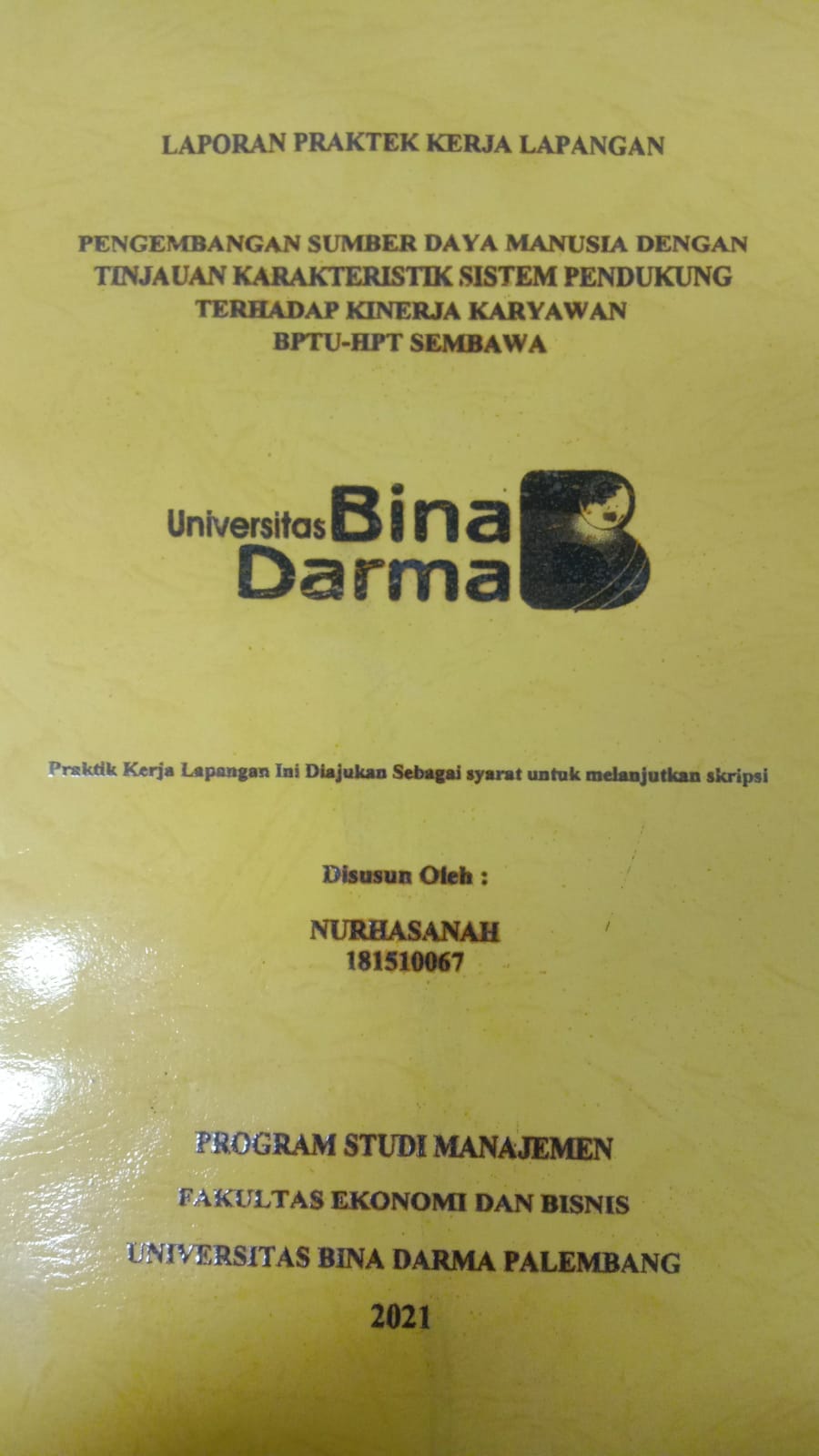 Cover SISTEM DAN PROSEDUR UMUM PENCAIRAN DANA YANG BERLAKU DI KANTOR PELAYANAN PERBENDAHARAAN NEGARA PALEMBANG / ERNA WIDAWANTI