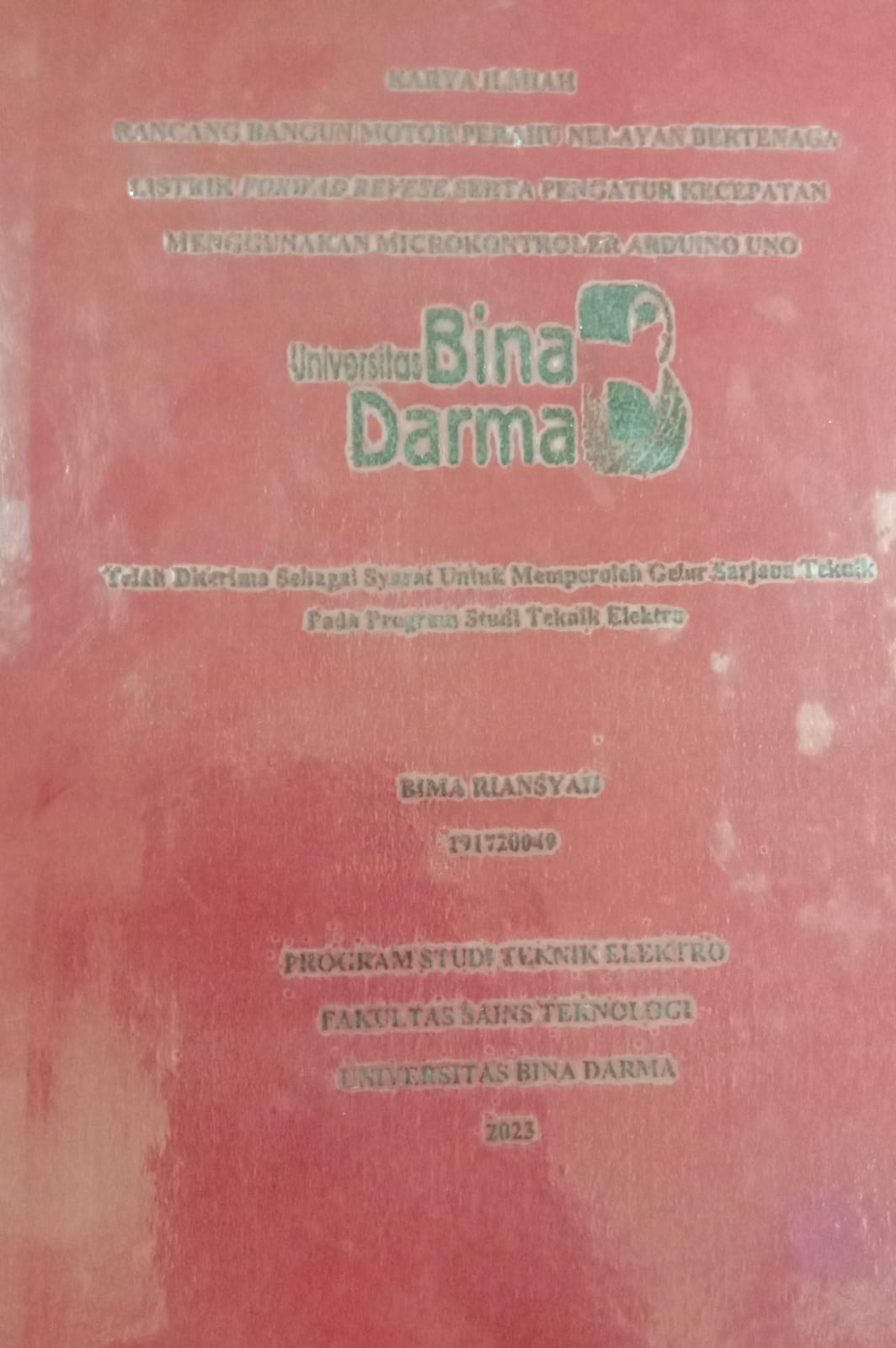 Cover GLOBAL POSITIONING SYSTEM (GPS) PADA KOTAK PENYIMPANAN UANG BERBASIS INTERNET OF THINGS / ALDO PRATAMA
