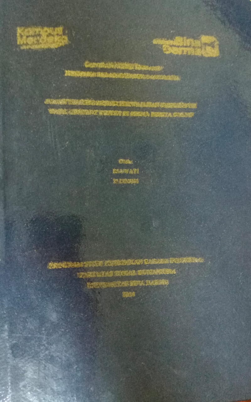Cover ANALISA PENGGUNAAN BAHASA PADA JURNALISTIK TELEVISI / Miftahul Jana (201320006)